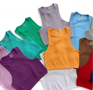 Copped tank top